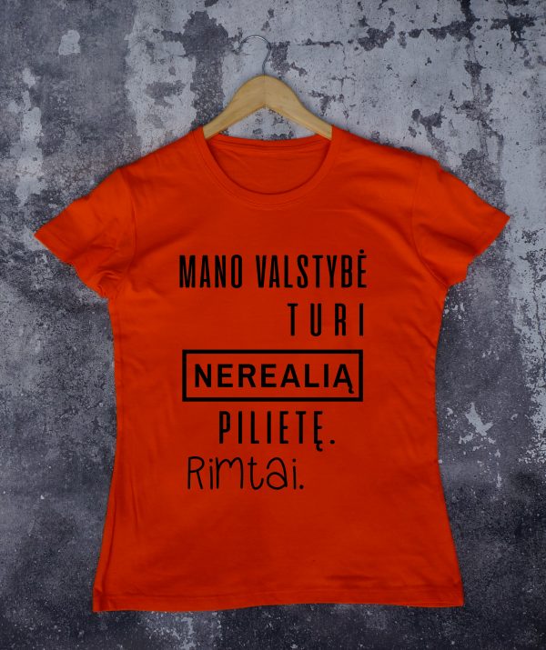Oranžiniai marškinėliai VAI-Recovered