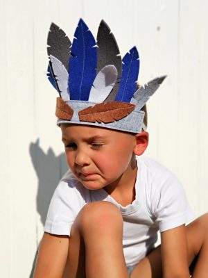 Vaikų gimtadienių atributika indėnų tema