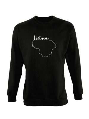 Lietuviška atributika džemperis su užrašu Lietuva