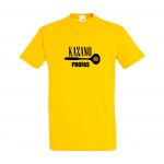 Geltoni marškinėliai su užrašu Kazano profas
