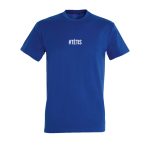 Mėlyni minimalistiniai marškinėliai #TĖTIS