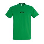 Žali minimalistiniai marškinėliai #TĖTIS